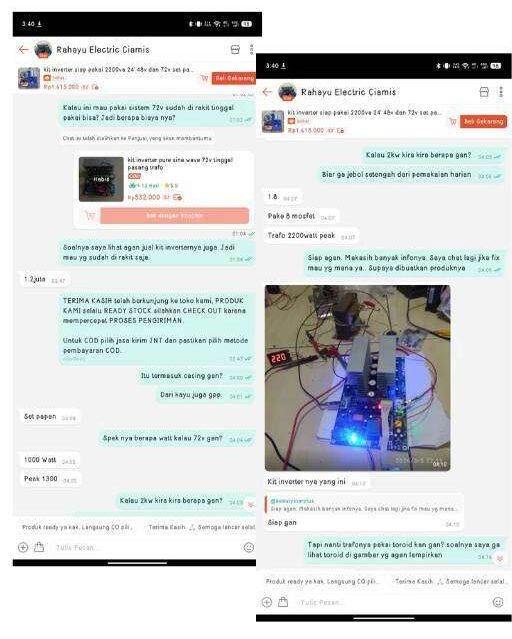 Inverter Kit dari Rahayu Electric Meledak Terbakar Tanpa Beban, Shopee Menolak Pengembalian Dana