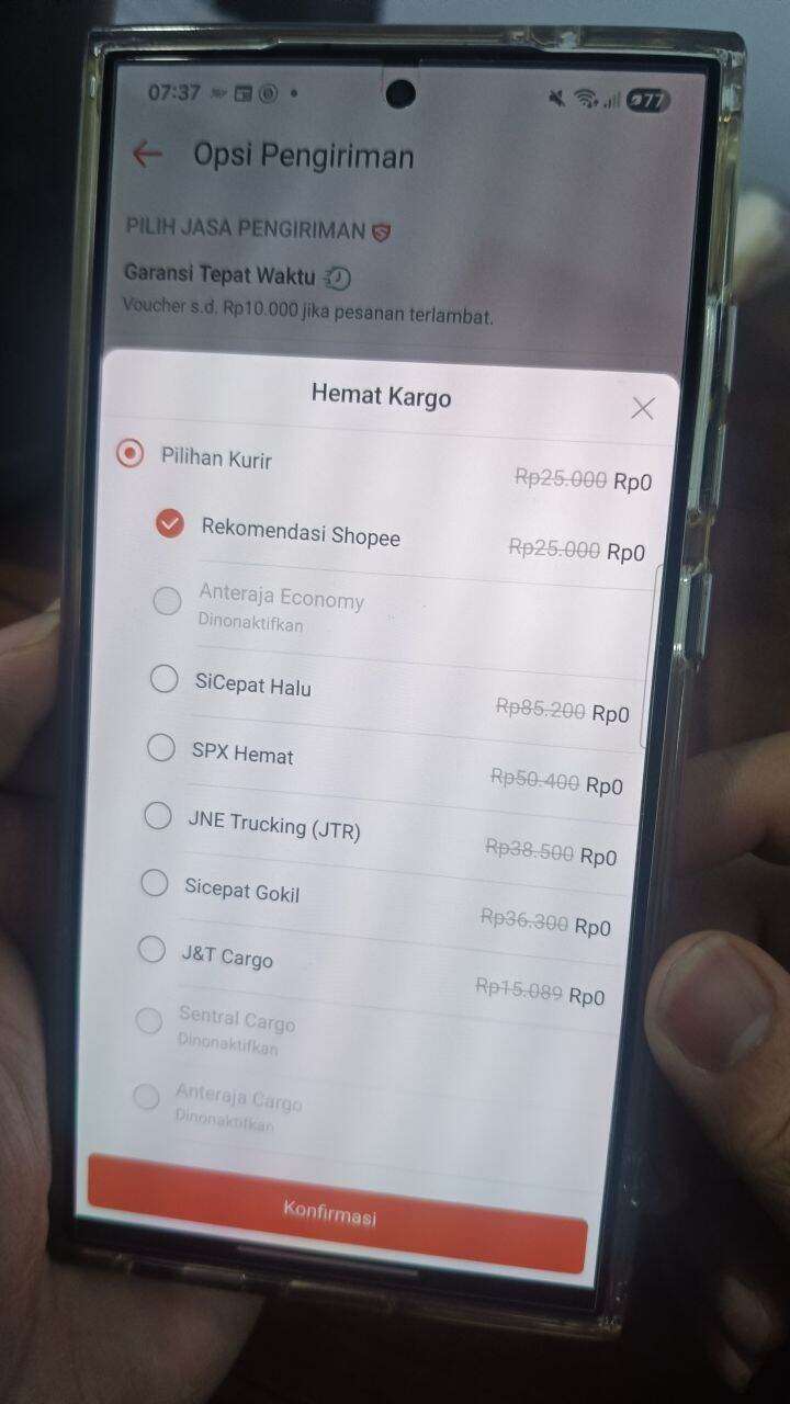 Penggantian Barang Hilang Shopee Tidak Sesuai dengan Perhitungan Ongkos Kirim