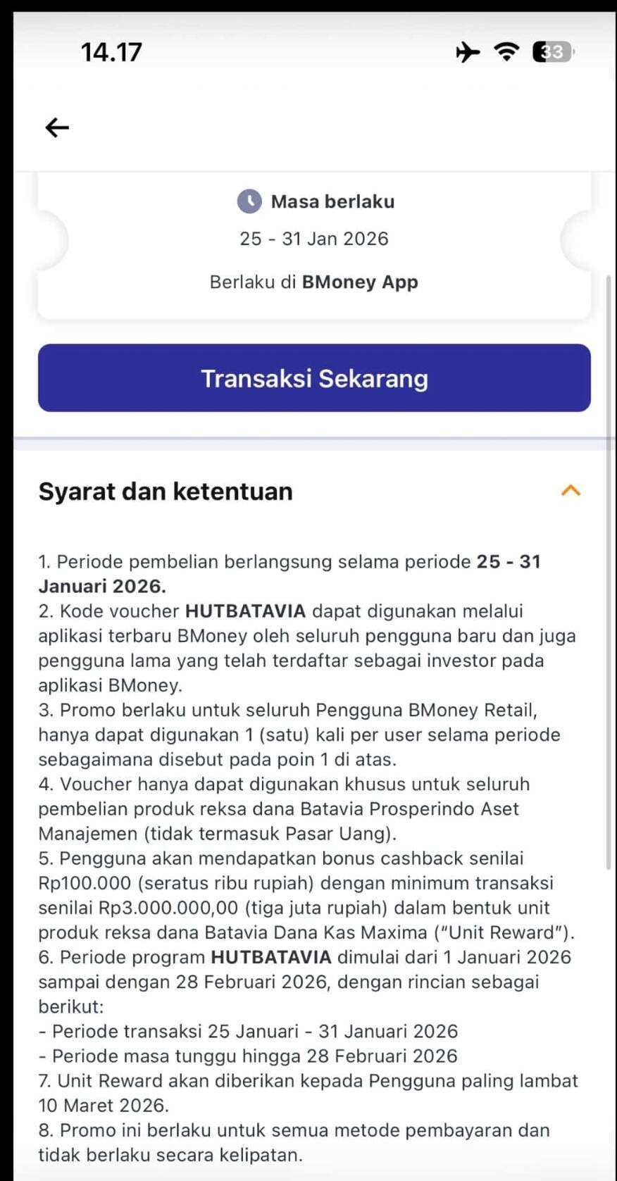 Mengikuti Promo Investasi BMoney Saya Malah Rugi