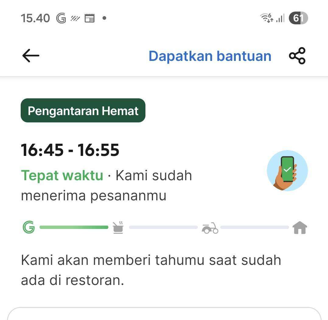 Sejak Tahun 2026 Pengantaran Makanan oleh GrabFood Cenderung Lebih Lama