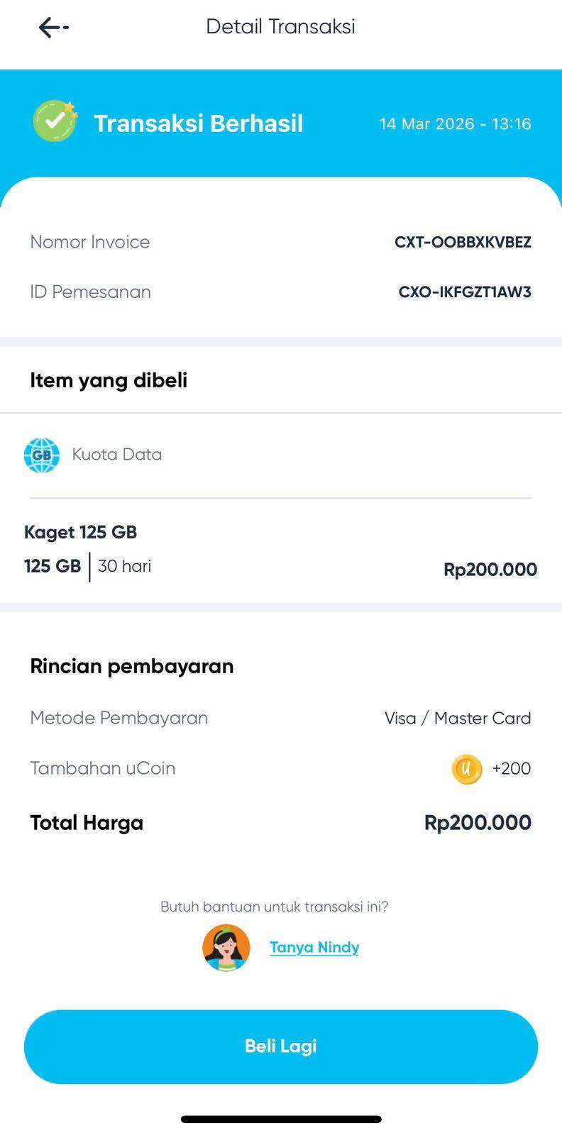 Ganti Kartu by.U di Grapari, Kuota 125 GB Hanya Terpakai 2 GB karena Gangguan Berlarut-larut