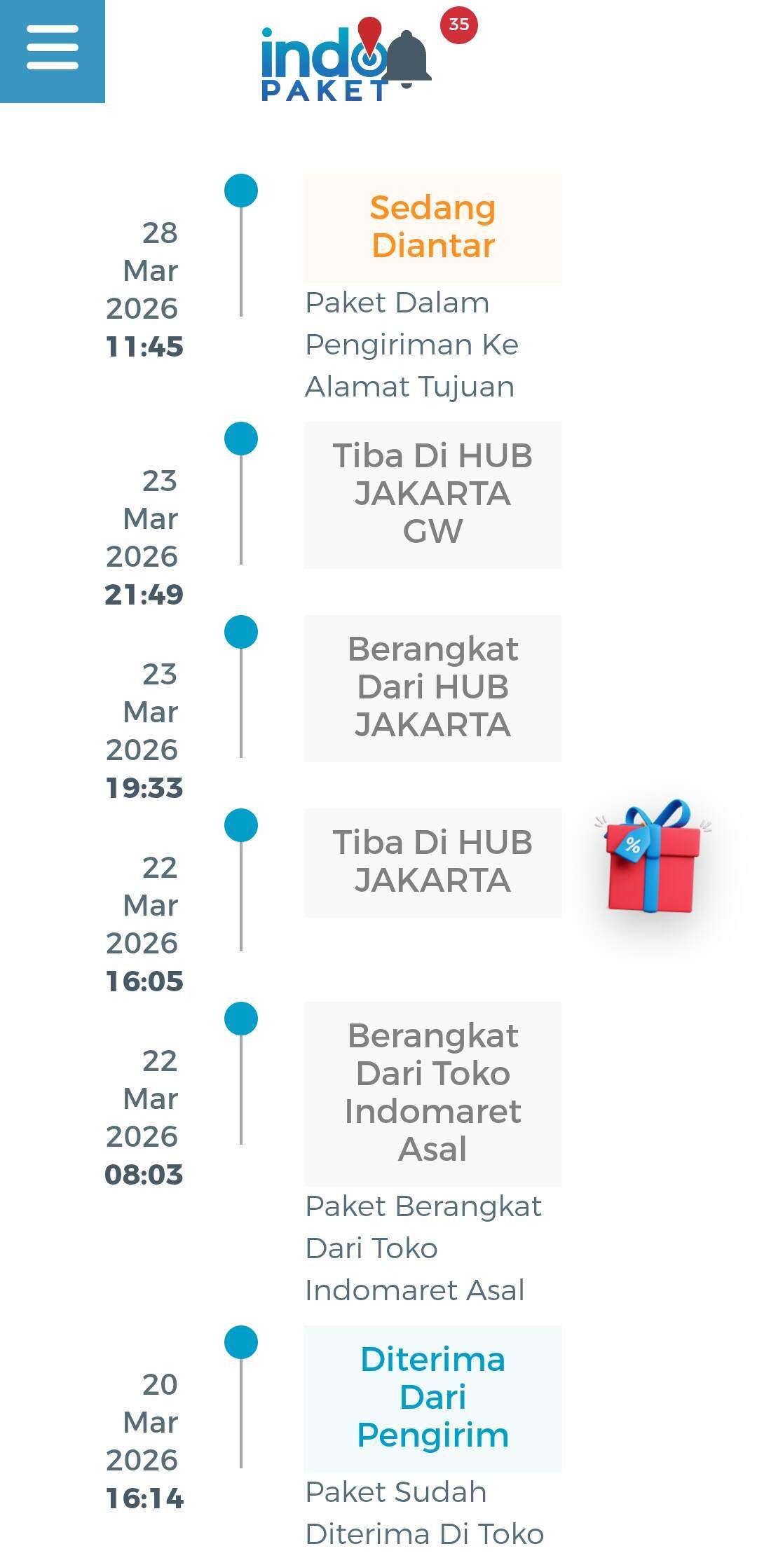 Kiriman Indopaket ke Sesama Jakarta, Sudah 2 Minggu Tak Kunjung Sampai dan Tanpa Kejelasan