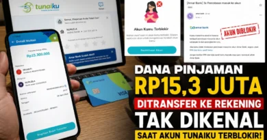 Dana Pinjaman Rp15,3 Juta Ditransfer ke Rekening Tak Dikenal Saat Akun Tunaiku Terblokir