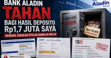 Jebakan Istilah Ganda Ala Deposito Bank Aladin Syariah: Hak Bagi Hasil 3 Bulan Sengaja Ditahan