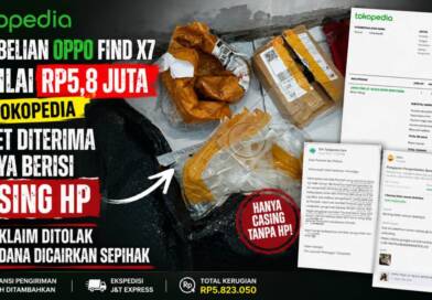 Beli OPPO Find X7 Senilai Rp5,8 Juta di Tokopedia, Paket Diterima Hanya Berisi Casing HP, Klaim Ditolak dan Dana Dicairkan Sepihak