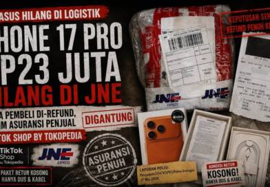 iPhone 17 Pro Rp23 Juta Hilang di Logistik JNE, Dana Pembeli Di-refund, Klaim Asuransi Penjual Digantung TikTok Shop by Tokopedia