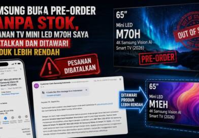 Samsung Buka Pre-order Tanpa Stok, Pesanan TV Mini LED M70H Saya Dibatalkan dan Ditawari Produk Lebih Rendah