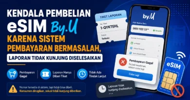 Kendala Pembelian eSIM By.U karena Sistem Pembayaran Bermasalah, Laporan Tidak Kunjung Diselesaikan