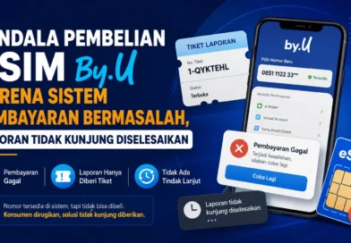 Kendala Pembelian eSIM By.U karena Sistem Pembayaran Bermasalah, Laporan Tidak Kunjung Diselesaikan