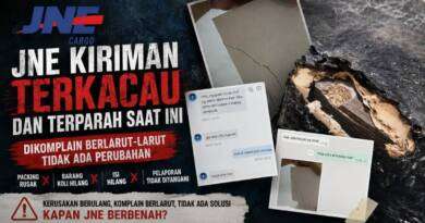 JNE Kiriman Terkacau dan Terparah Saat Ini, Dikomplain Berlarut-larut Tidak Ada Perubahan