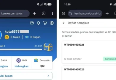 Dana Pencairan Itemku WT00001638026 Tertahan, Admin Tolak Pembatalan dan Saling Lempar Alasan Template