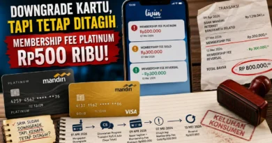 Sudah Downgrade Kartu Kredit Mandiri ke Gold, tapi Tetap Ditagih Membership Fee Platinum Rp500 Ribu
