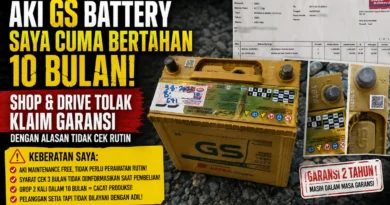 Aki GS Battery Saya Cuma Bertahan 10 Bulan, Shop & Drive Tolak Klaim Garansi dengan Alasan Tidak Cek Rutin