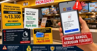 Aplikasi Bank Saqu Error Saat Transaksi Promo HokBen, Nasabah Kehilangan Kesempatan Mendapatkan Promo
