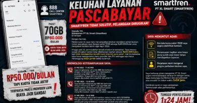 Bayar Tagihan Smartfren Tiap Bulan tapi Kuota 70GB Tidak Bisa Dipakai Sejak April 2026