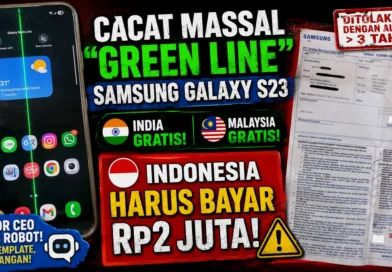 Cacat Massal “Green Line” Samsung Galaxy S23: Gratis di India dan Malaysia, di Indonesia Harus Bayar Rp2 Juta!
