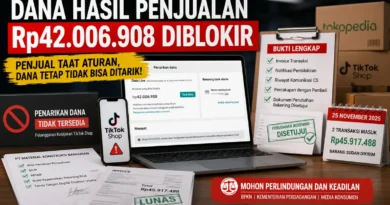 Dana Penjualan Rp42 Juta Dibekukan Tokopedia Setelah Perubahan Rekening Disetujui