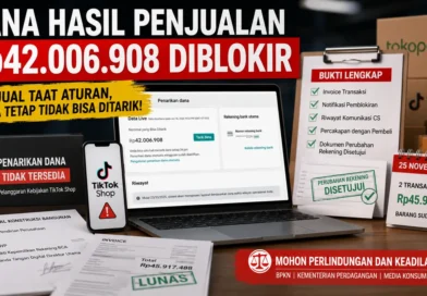 Dana Penjualan Rp42 Juta Dibekukan Tokopedia Setelah Perubahan Rekening Disetujui