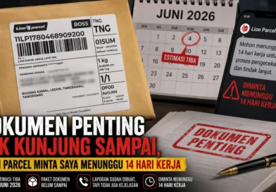 Dokumen Penting Tak Kunjung Sampai, Lion Parcel Minta Saya Menunggu 14 Hari Kerja