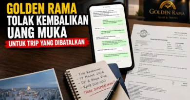 Golden Rama Tolak Kembalikan Uang Muka untuk Trip yang Dibatalkan