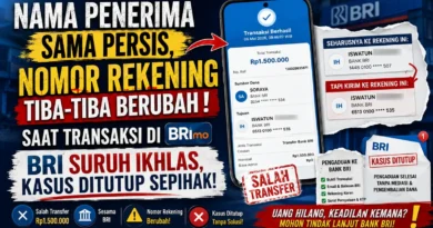 Nama Penerima Sama Persis, Nomor Rekening Tiba-tiba Berubah Saat Transaksi di BRImo; BRI Suruh Ikhlas, Kasus Ditutup Sepihak
