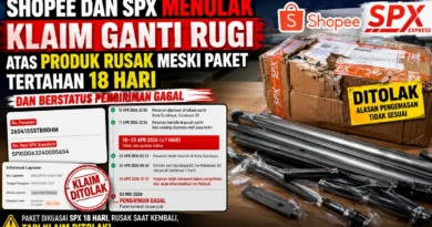 Paket Tertahan 18 Hari dan Akhirnya Gagal Kirim, Shopee dan SPX Menolak Klaim Ganti Rugi Kerusakan Produk