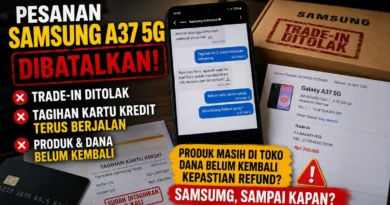 Pesanan Samsung A37 5G Dibatalkan karena Trade-In Ditolak, Tagihan Kartu Kredit Terus Berjalan, Produk dan Dana Belum Kembali