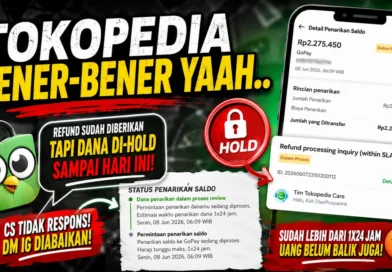 Refund Tokopedia Sudah Masuk tapi Dana GoPay Saya Masih Ditahan Sampai Berhari-hari