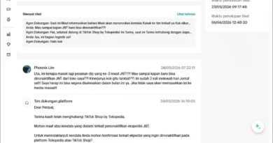 TikTok Shop Tokopedia Tak Kunjung Menonaktifkan J&T, Toko Saya Rugi dan Kena Penalti