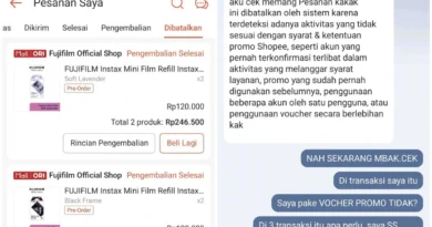 Transaksi Dibatalkan Shopee dengan Tuduhan Penyalahgunaan Voucher, Padahal Tidak Pakai Promo