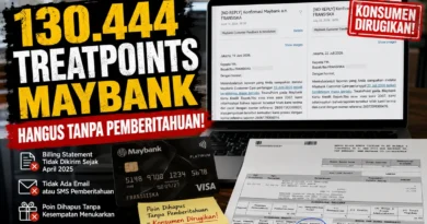 130.444 TreatPoints Maybank Hangus Tanpa Pemberitahuan karena Billing Statement Tidak Dikirim Sejak April 2025
