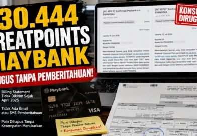 130.444 TreatPoints Maybank Hangus Tanpa Pemberitahuan karena Billing Statement Tidak Dikirim Sejak April 2025