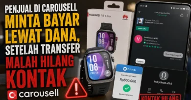 Saya Transfer via DANA ke Penjual Carousell, Barang Tak Kunjung Dikirim dan Chat Direspons Lambat
