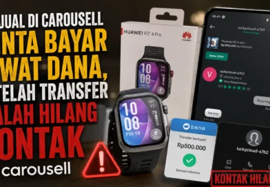 Saya Transfer via DANA ke Penjual Carousell, Barang Tak Kunjung Dikirim dan Chat Direspons Lambat
