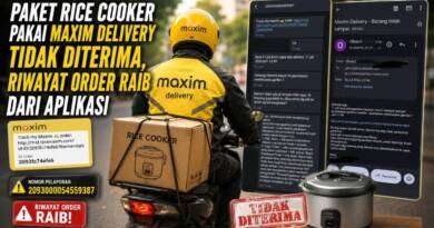 Paket Rice Cooker Pakai Maxim Delivery Tidak Diterima, Riwayat Order Raib dari Aplikasi