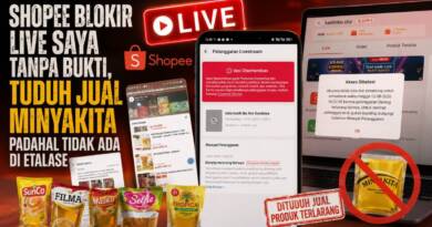Shopee Blokir Sesi Live Sepihak, Salah Tuduh Jual Minyakita Padahal Tidak Ada