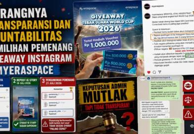 Saya Komentar Pertama di Giveaway Instagram @myeraspace, tapi Pemenangnya yang Komentar 2 Hari Kemudian