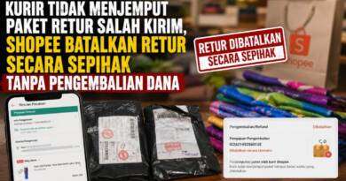 Kurir Tidak Menjemput Paket Retur Salah Kirim, Shopee Batalkan Retur secara Sepihak Tanpa Pengembalian Dana