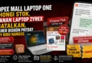 Shopee Mall Laptop One Bohongi Stok, Pesanan Laptop Zyrex Dibatalkan, Voucher Diskon Payday Rp799 Ribu Hangus