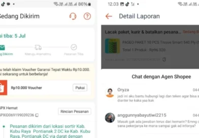 Paket Mandek Tak Bergerak, 4 Kali Hubungi CS Shopee Hanya Diberi Janji Manis Tanpa Solusi