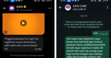 Masalah Registrasi dan Unreg AXIS