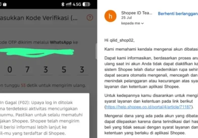 Akun Shopee Saya Diblokir Permanen, Saldo Penjualan Rp1,5 Juta Ditahan Tanpa Kejelasan