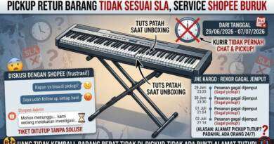 Tuts Piano dari Shopee Mall Patah, Dijanjikan Pickup tapi 9 Hari Tak Kunjung Datang