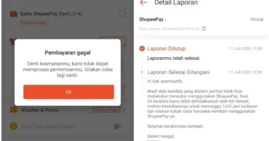 Akun ShopeePay Tidak Bisa Dipakai untuk Pembayaran QRIS