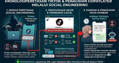 Akun TikTok Diretas via Social Engineering, Kenapa Sistem Keamanan Kebobolan dan Tagihan GoPayLater Tetap Dibebankan ke Korban?