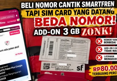Beli Nomor Cantik Smartfren tapi SIM Card yang Datang Beda Nomor, Add-On 3 GB pun Zonk!