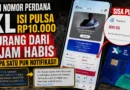 Beli Nomor Perdana XL, Isi Pulsa Rp10.000, Kurang dari Sejam Habis Tanpa Satu Pun Notifikasi