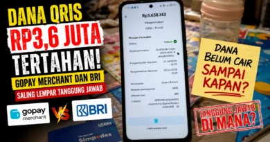Dana QRIS Rp3,6 Juta Tertahan, GoPay Merchant dan BRI Saling Lempar Tanggung Jawab