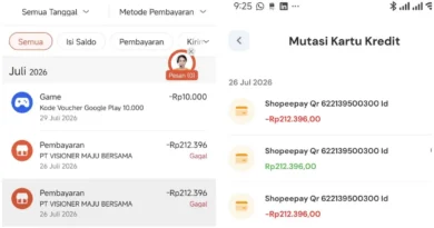 Gagal Transaksi QRIS ShopeePay Menggunakan Kartu Kredit Bank Mega, Dana Belum Kembali dan Saling Lempar Tanggung Jawab