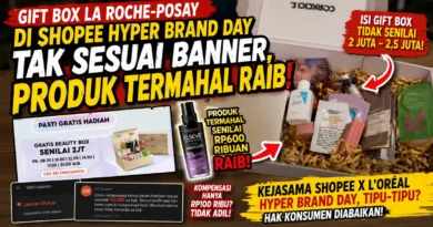 Gift Box La Roche-Posay di Shopee Hyper Brand Day Tak Sesuai Banner, Produk Termahal Raib